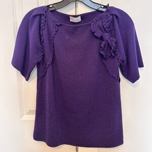 RED Valentino Purple Sweater
